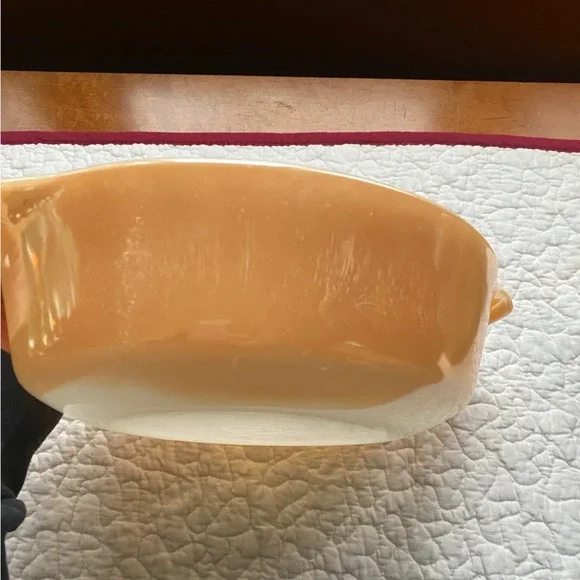 Anchor Hocking Ovenware Oval Baking Dish 9" x 7.5” x 3”Peach Baking 1 1/2 Quart - Picture 7 of 12